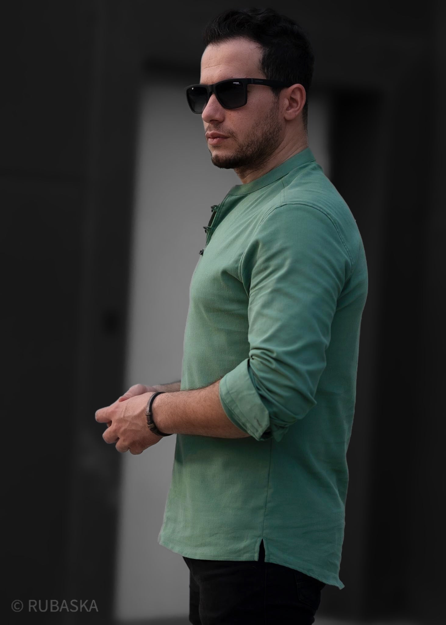 Koszule slim ELASTAN gładkie M-3XL