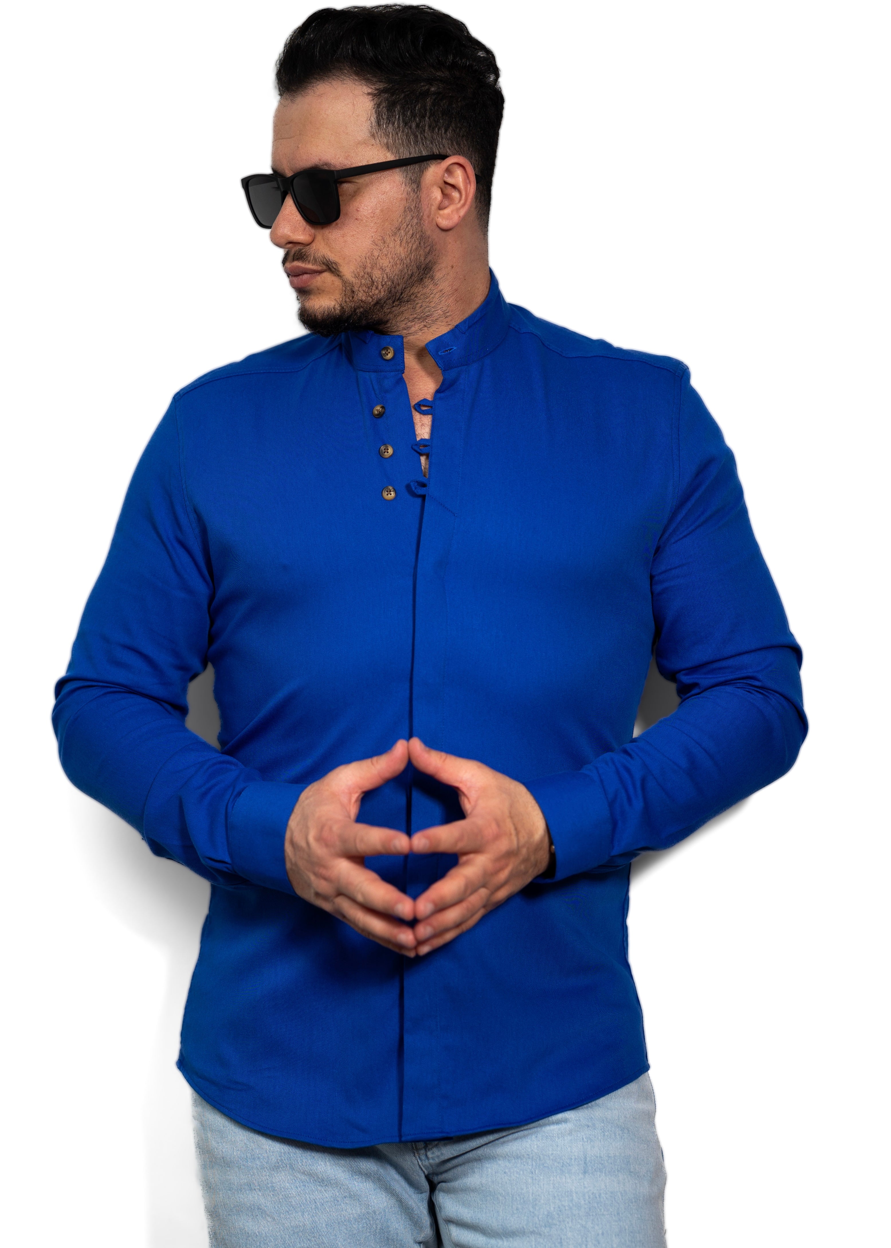 Koszule slim ELASTAN gładkie M-3XL