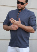 Koszule slim ELASTAN gładkie M-3XL