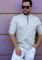 Koszule slim ELASTAN gładkie M-3XL