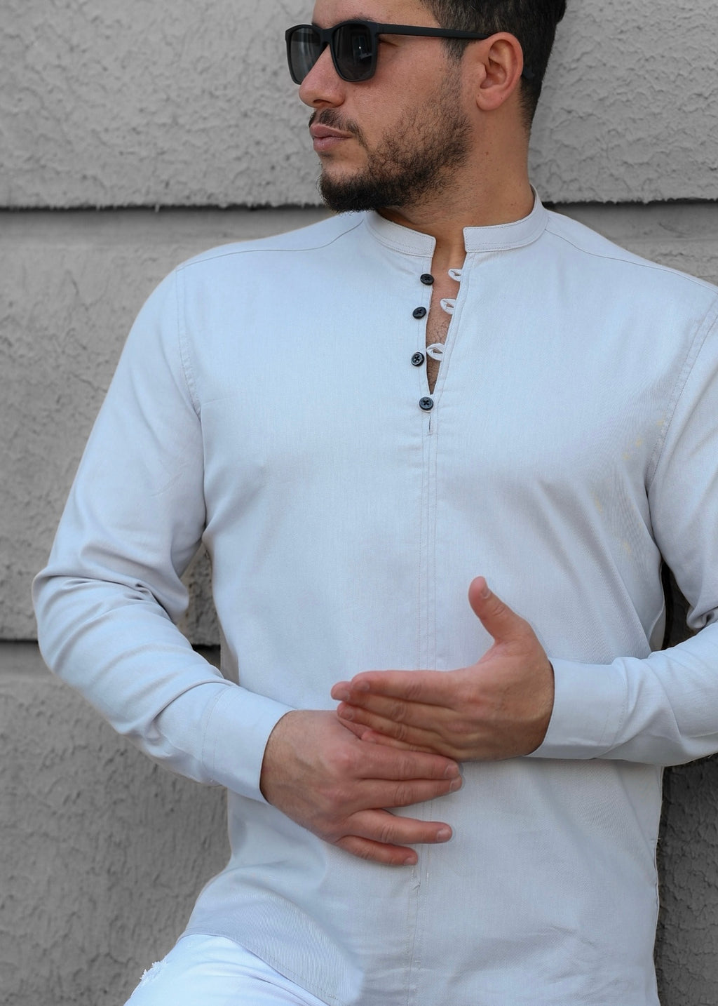 Koszule slim ELASTAN gładkie M-3XL