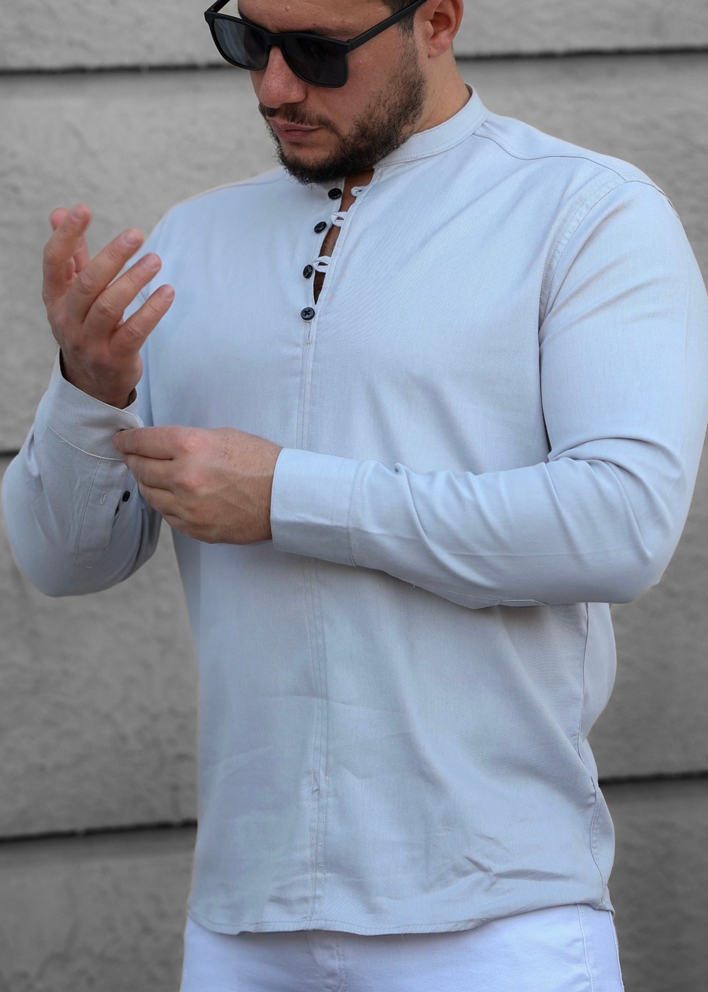 Koszule slim ELASTAN gładkie M-3XL