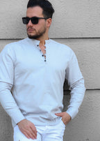 Koszule slim ELASTAN gładkie M-3XL