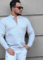 Koszule slim ELASTAN gładkie M-3XL