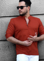 Koszule slim ELASTAN gładkie M-3XL