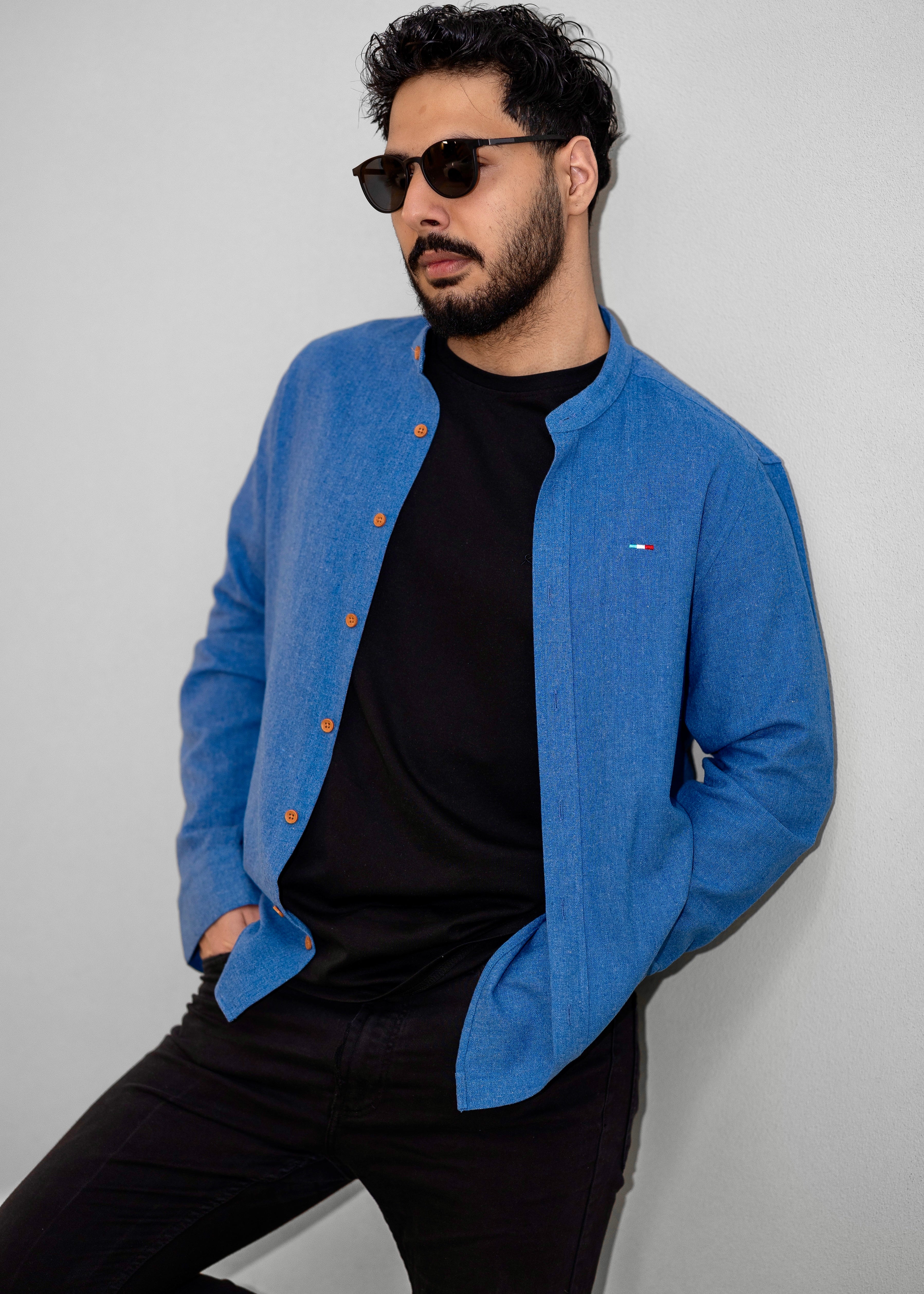 Koszule slim ELASTAN gładkie M-XXL