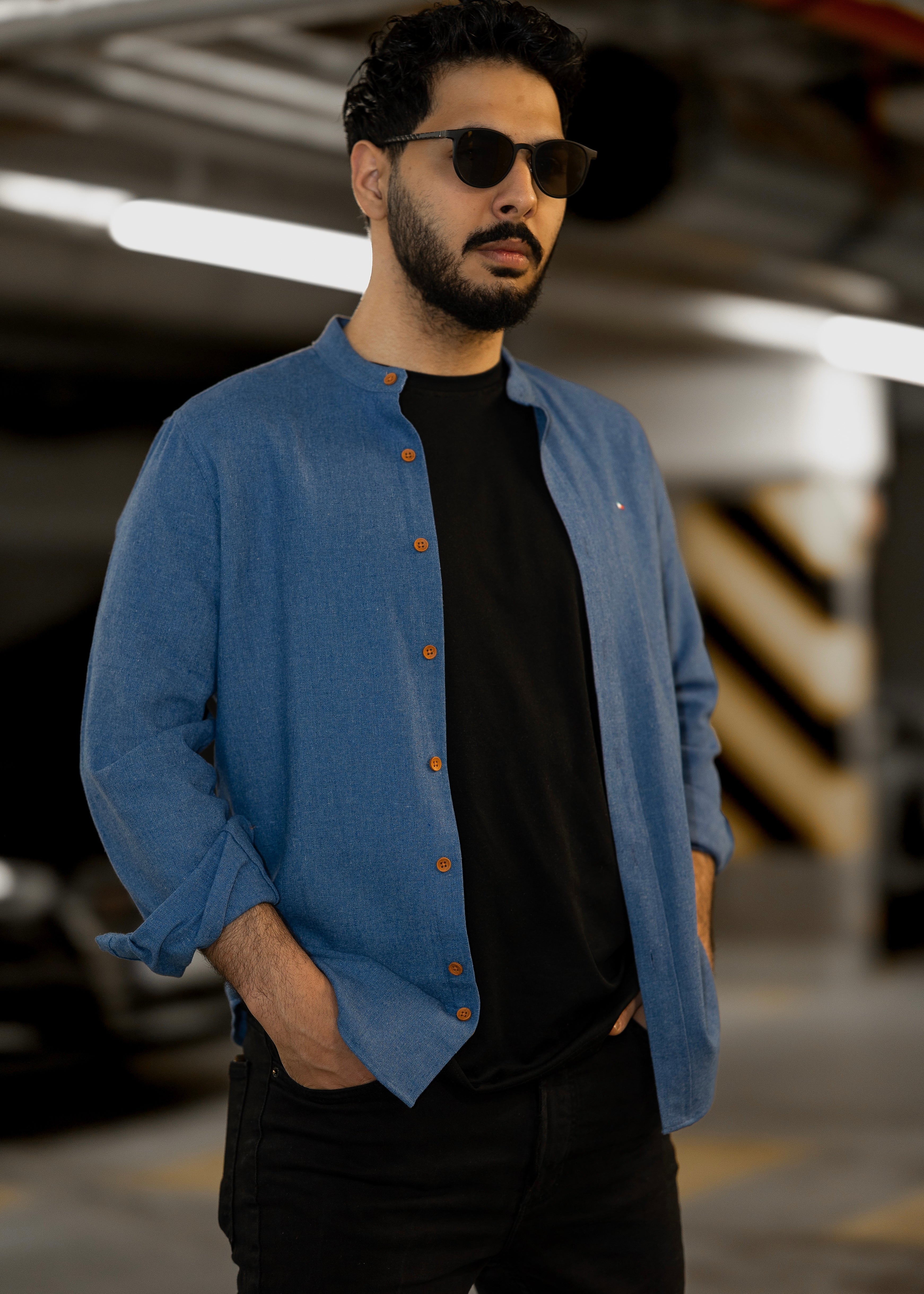 Koszule slim ELASTAN gładkie M-XXL