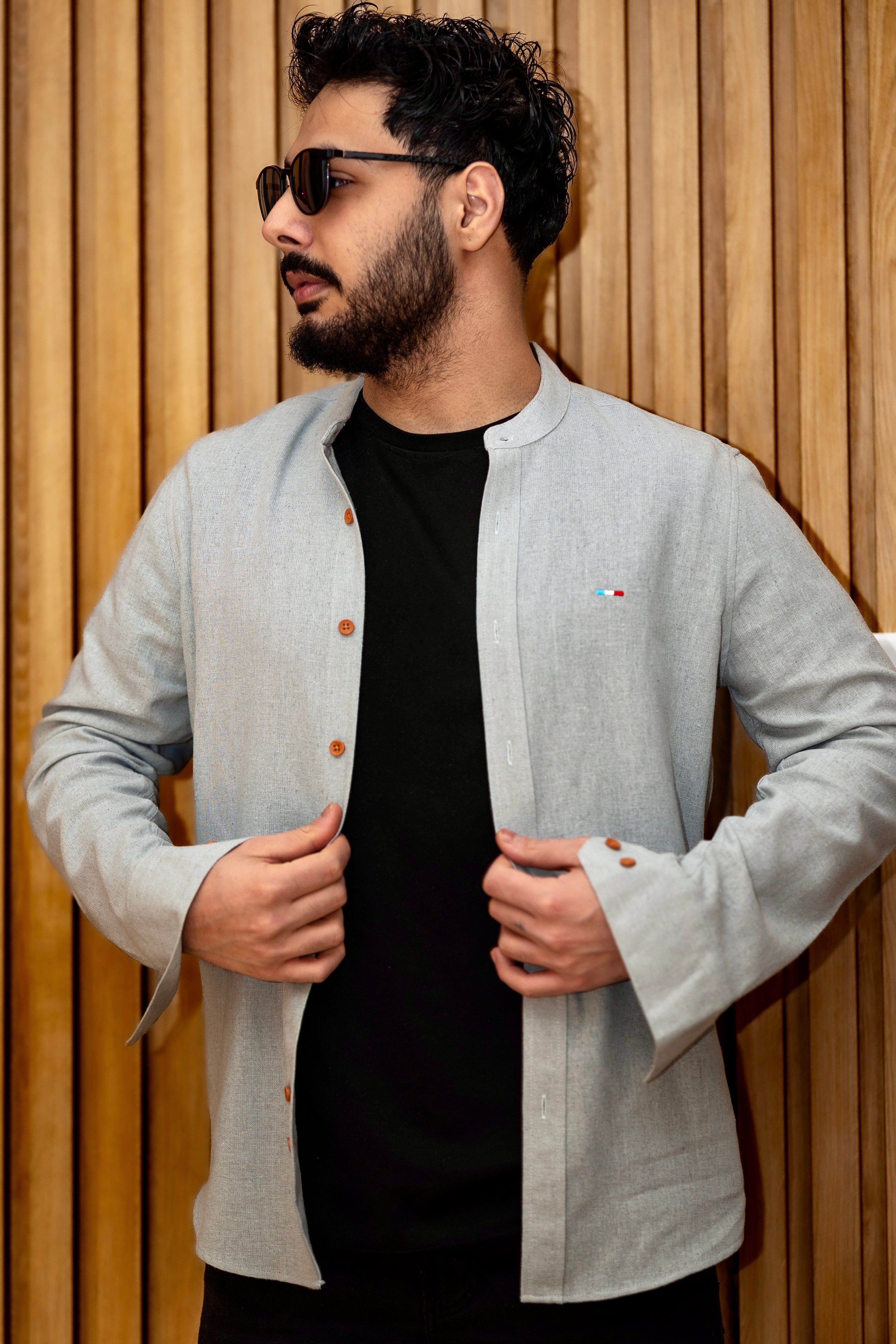 Koszule slim ELASTAN gładkie M-XXL