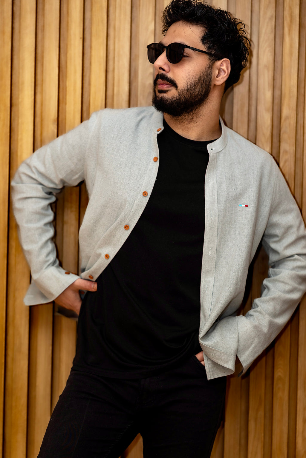 Koszule slim ELASTAN gładkie M-XXL