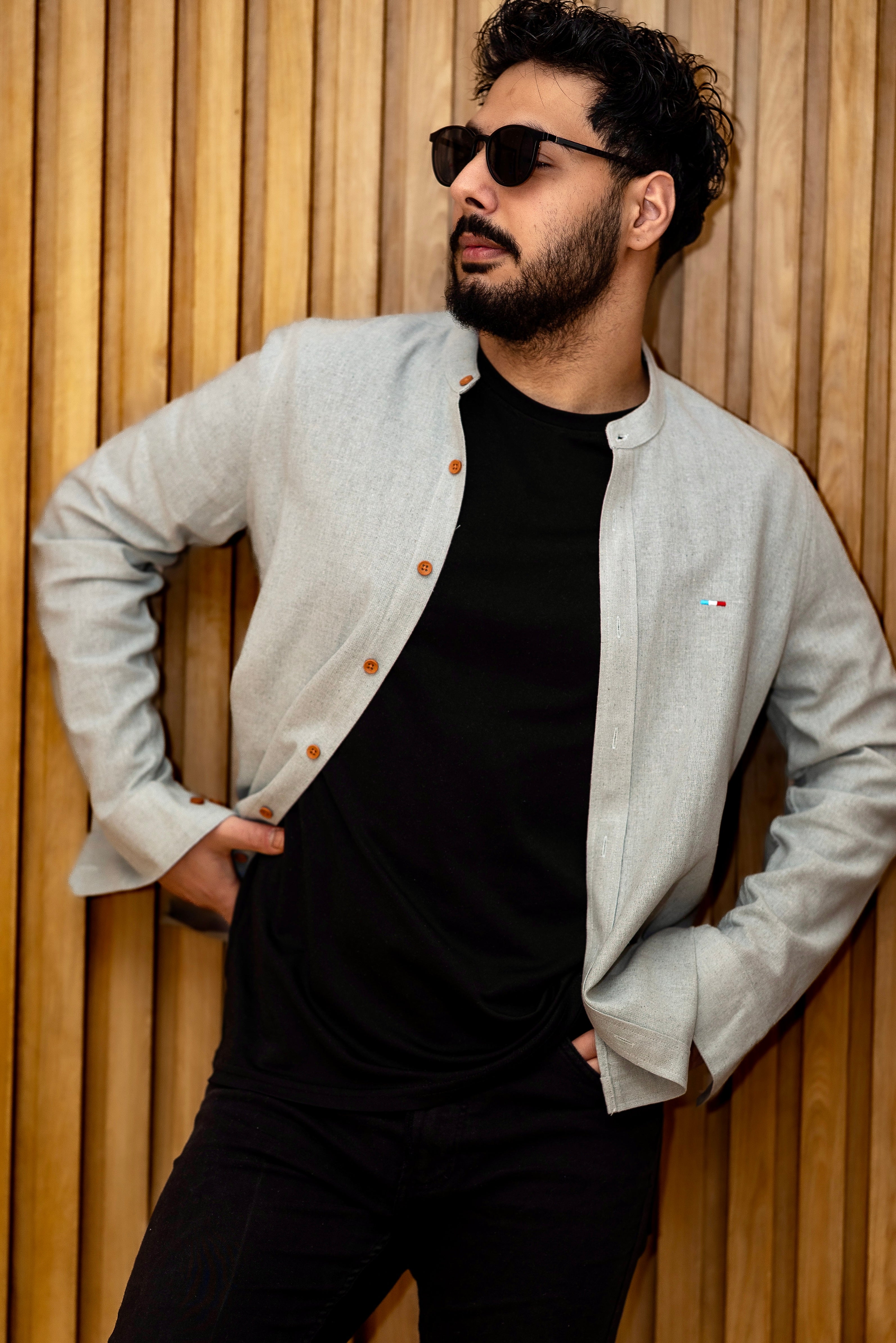 Koszule slim ELASTAN gładkie M-XXL