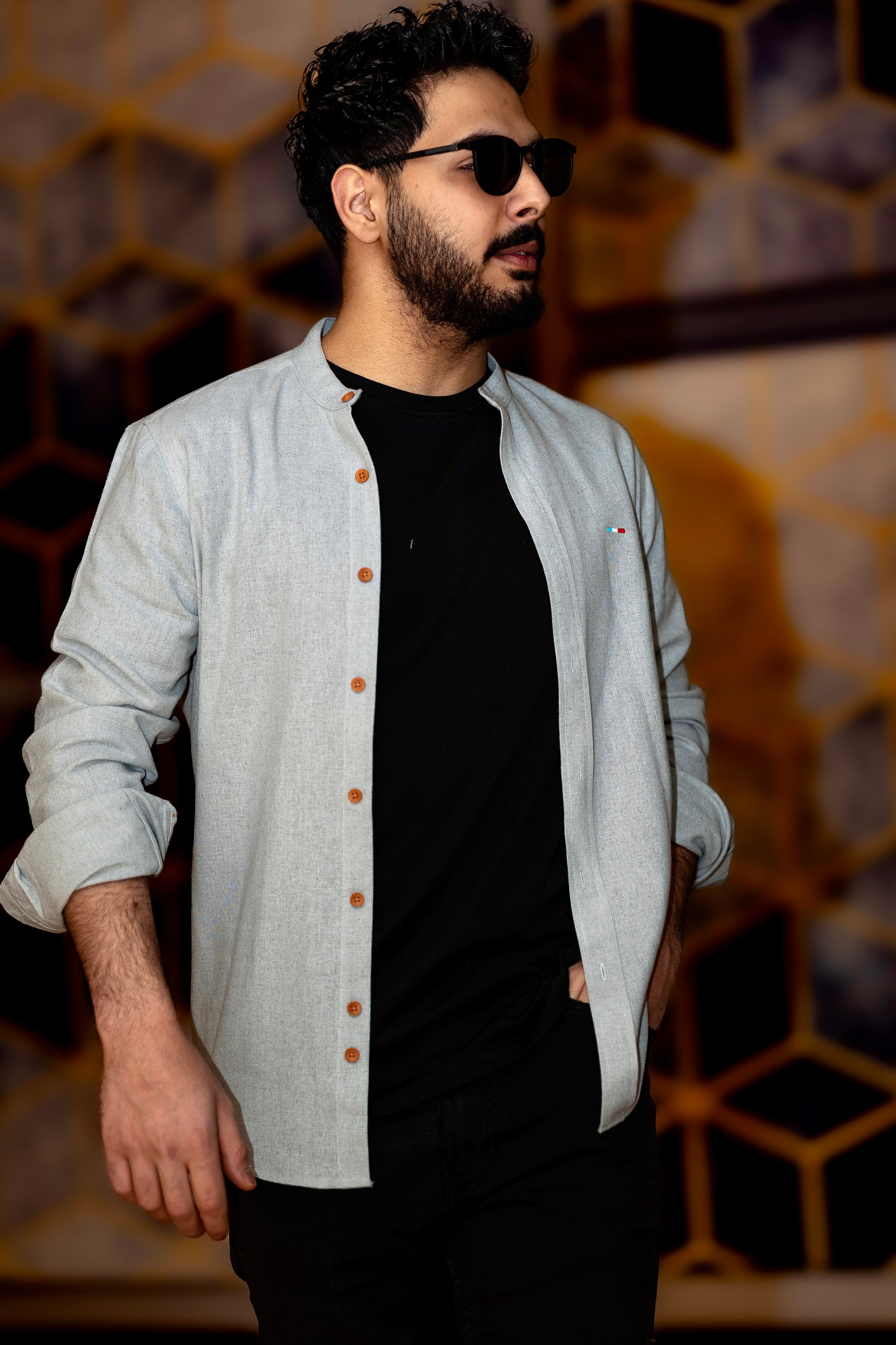 Koszule slim ELASTAN gładkie M-XXL