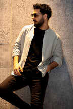 Koszule slim ELASTAN gładkie M-XXL