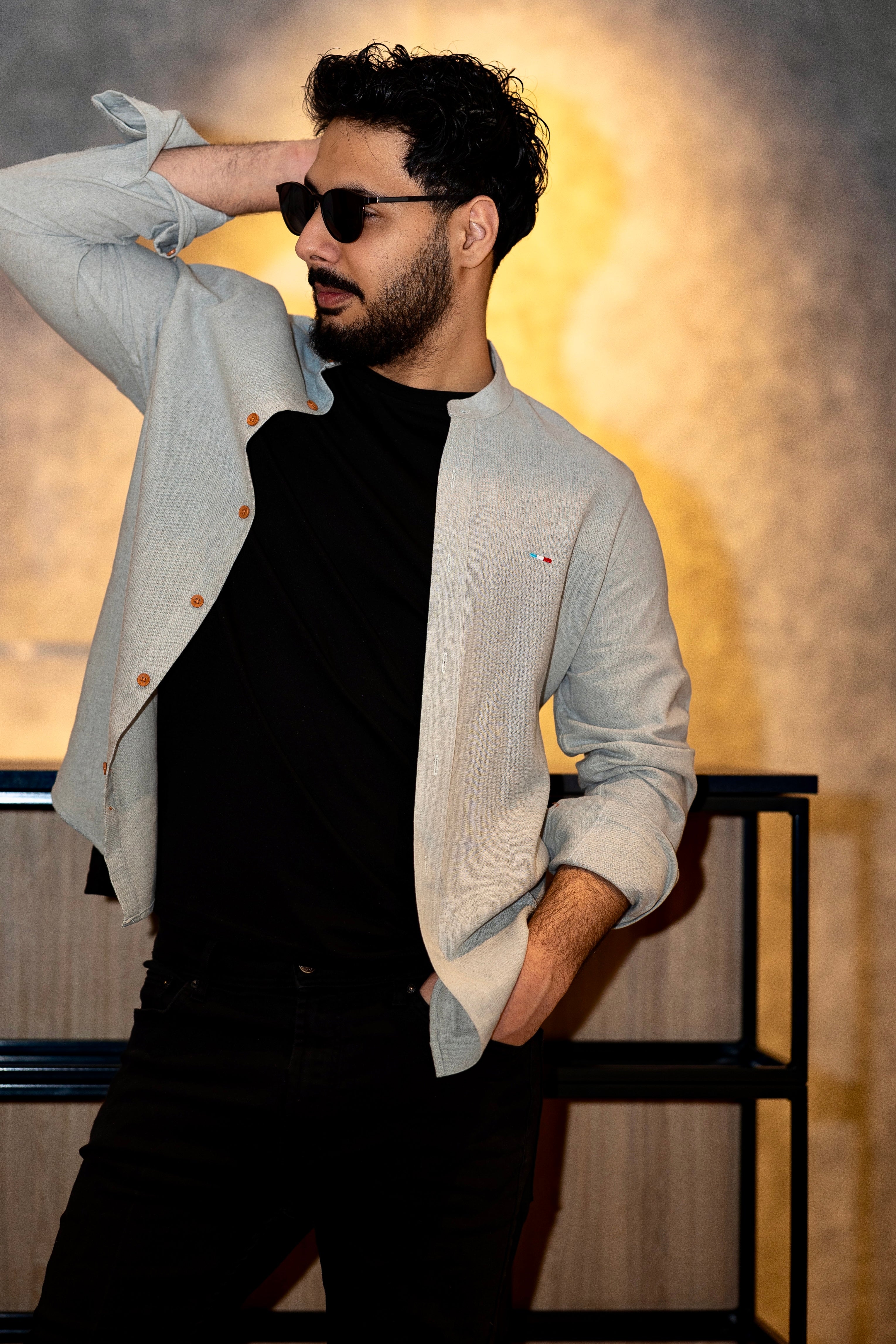 Koszule slim ELASTAN gładkie M-XXL