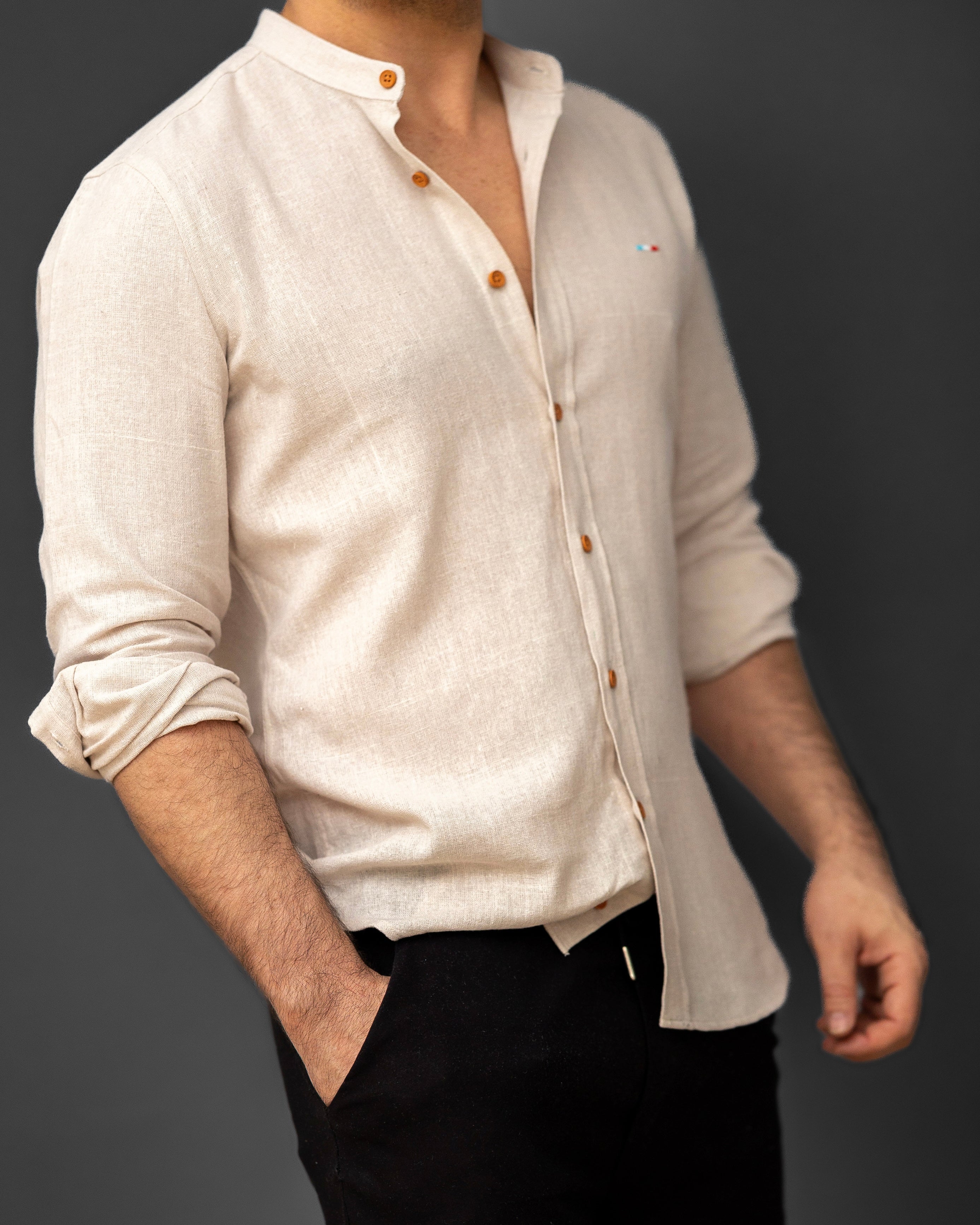 Koszule slim ELASTAN gładkie M-XXL