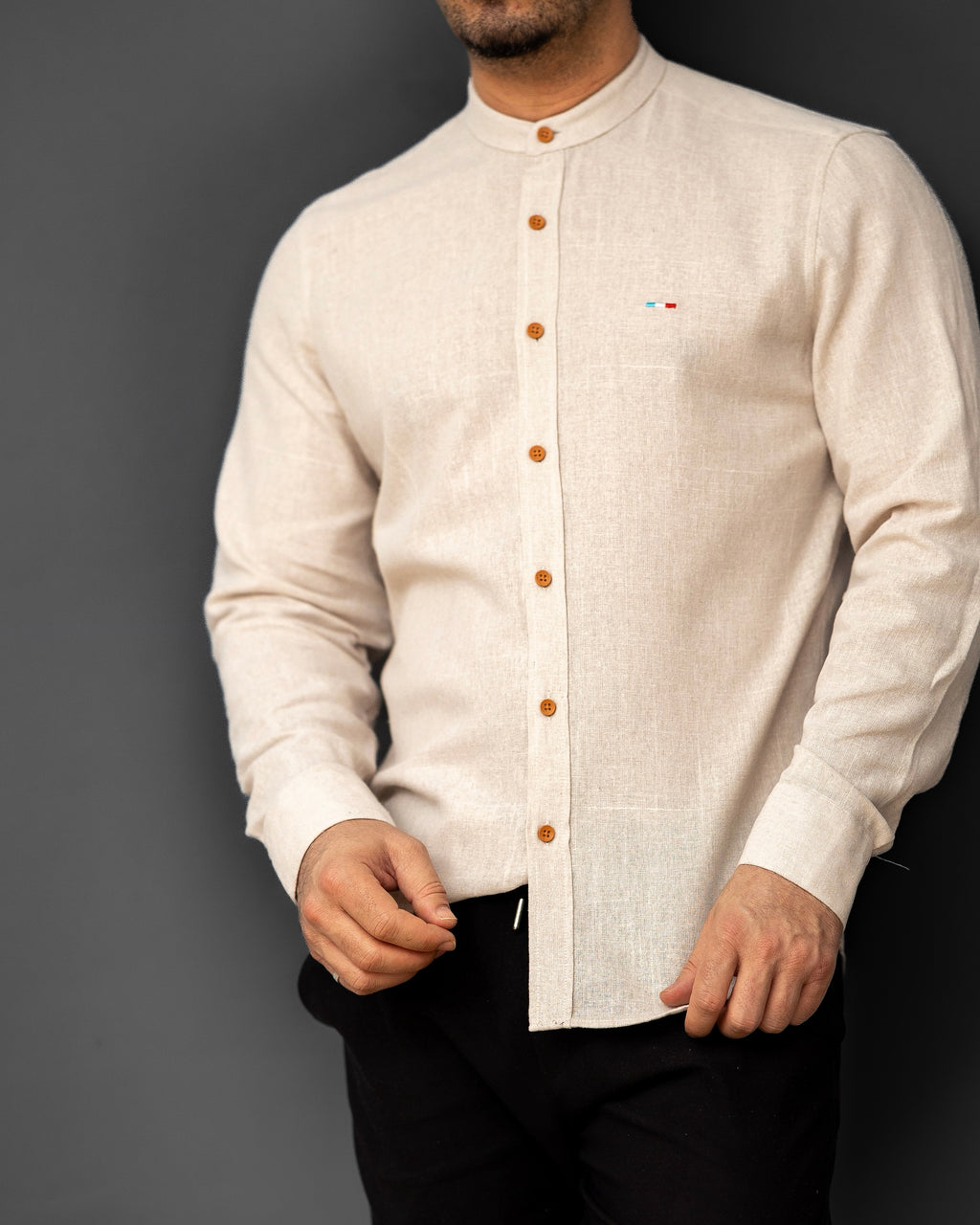Koszule slim ELASTAN gładkie M-XXL