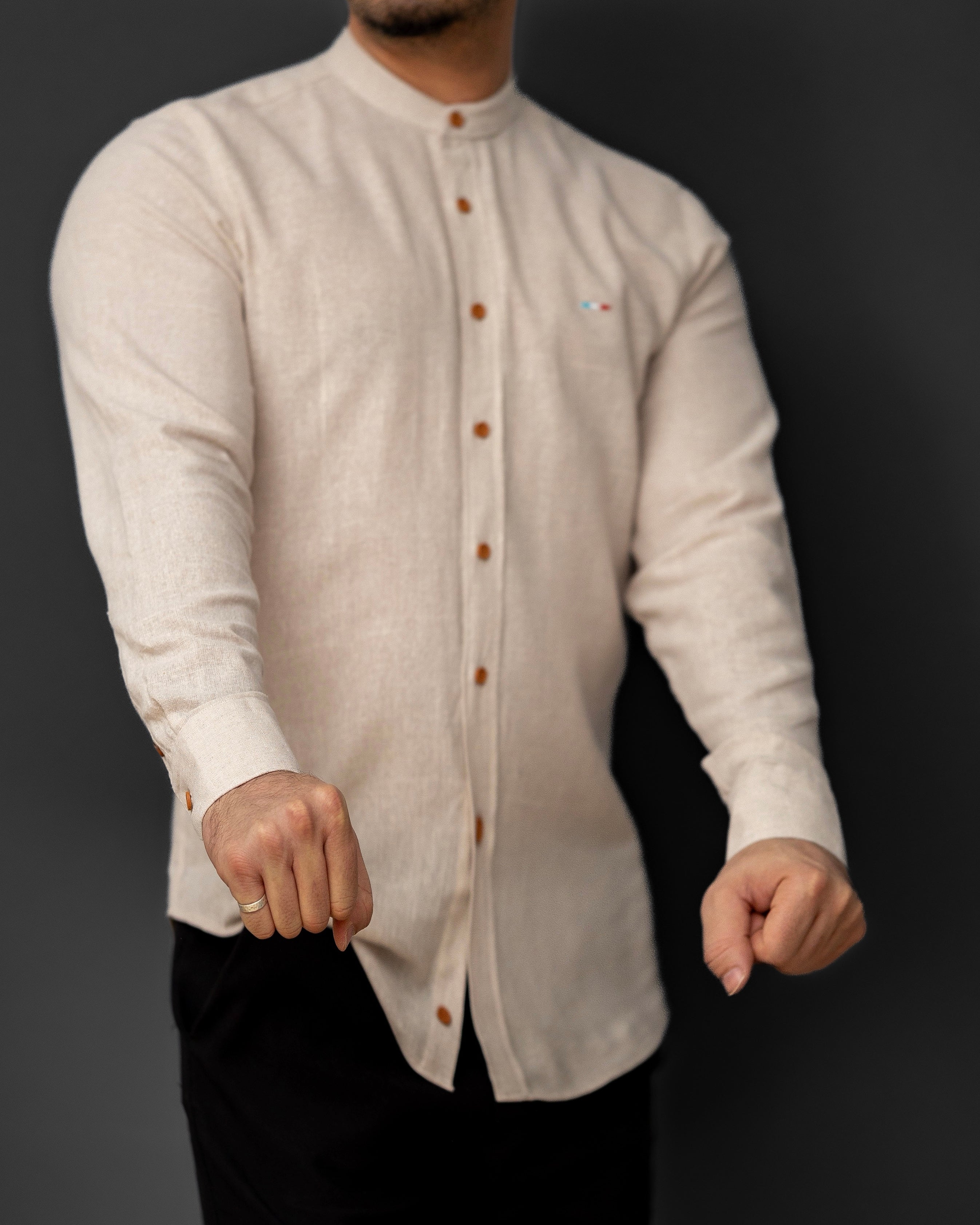 Koszule slim ELASTAN gładkie M-XXL
