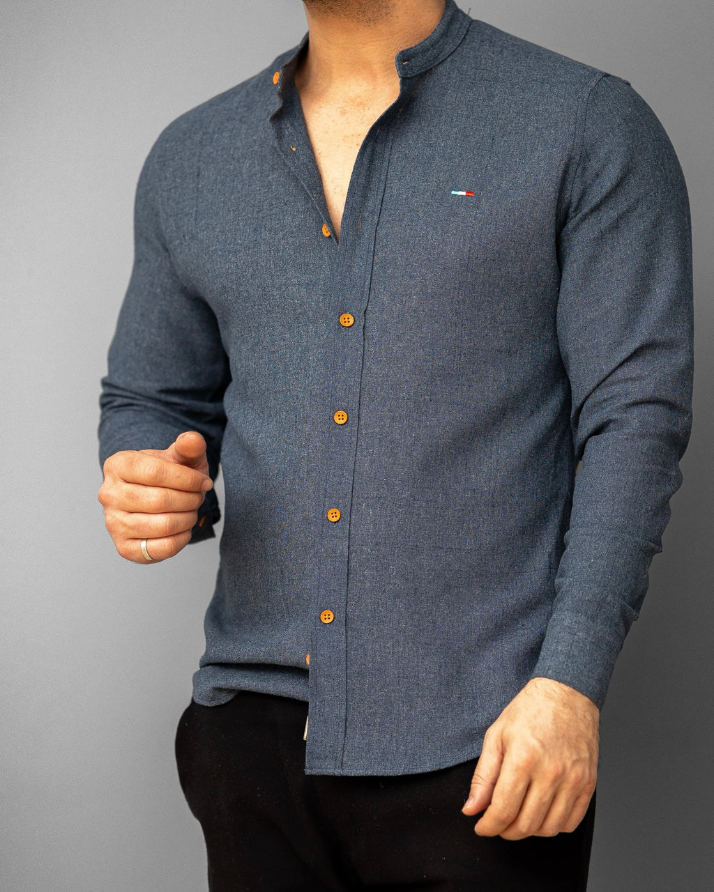 Koszule slim ELASTAN gładkie M-XXL