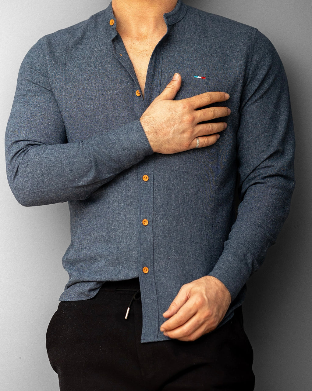 Koszule slim ELASTAN gładkie M-XXL