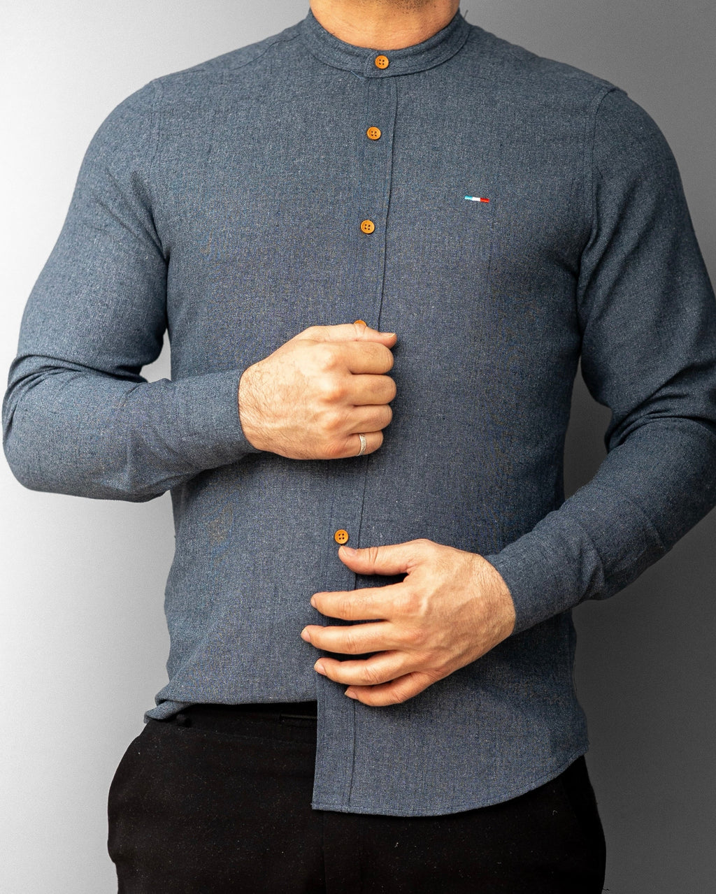 Koszule slim ELASTAN gładkie M-XXL