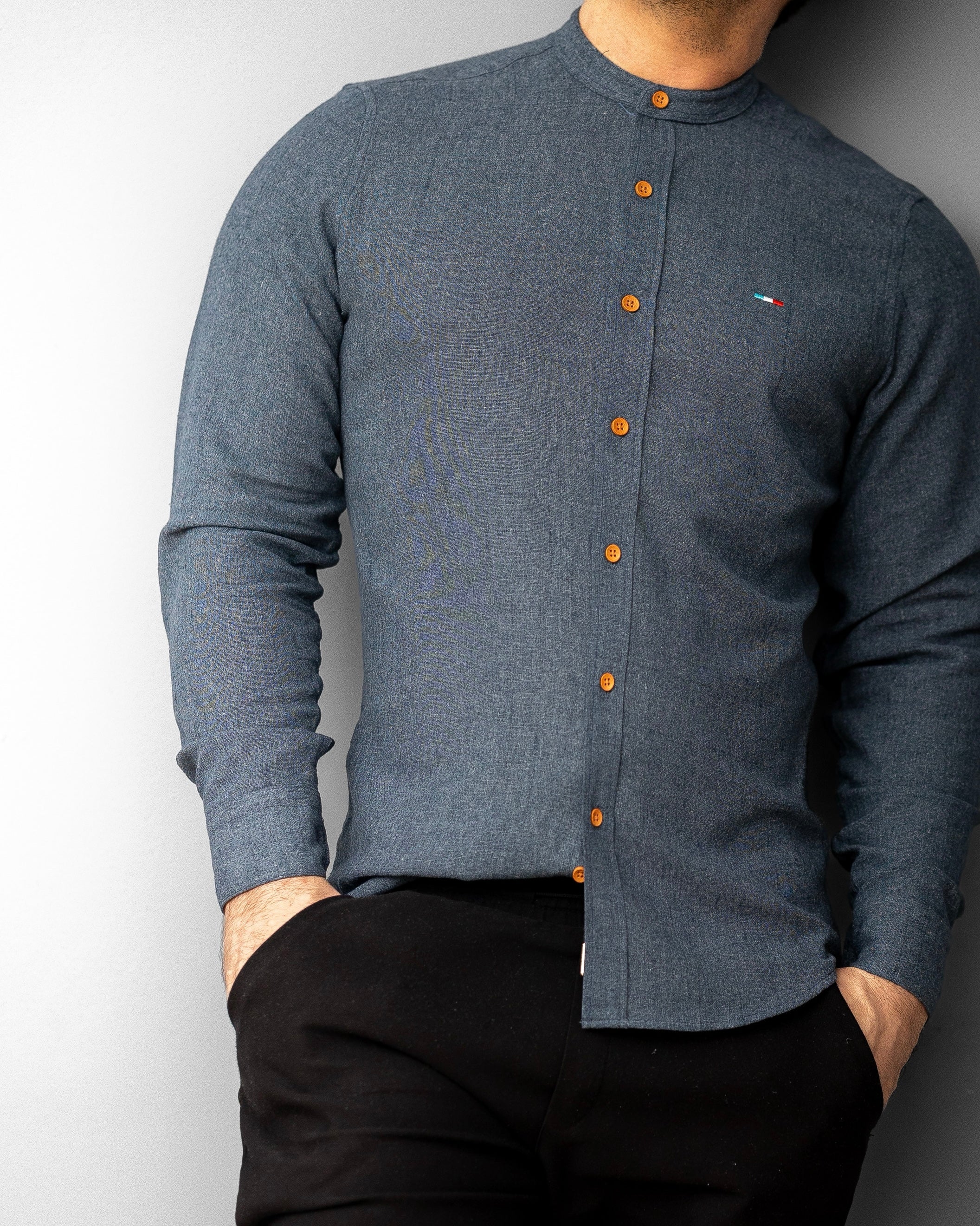 Koszule slim ELASTAN gładkie M-XXL