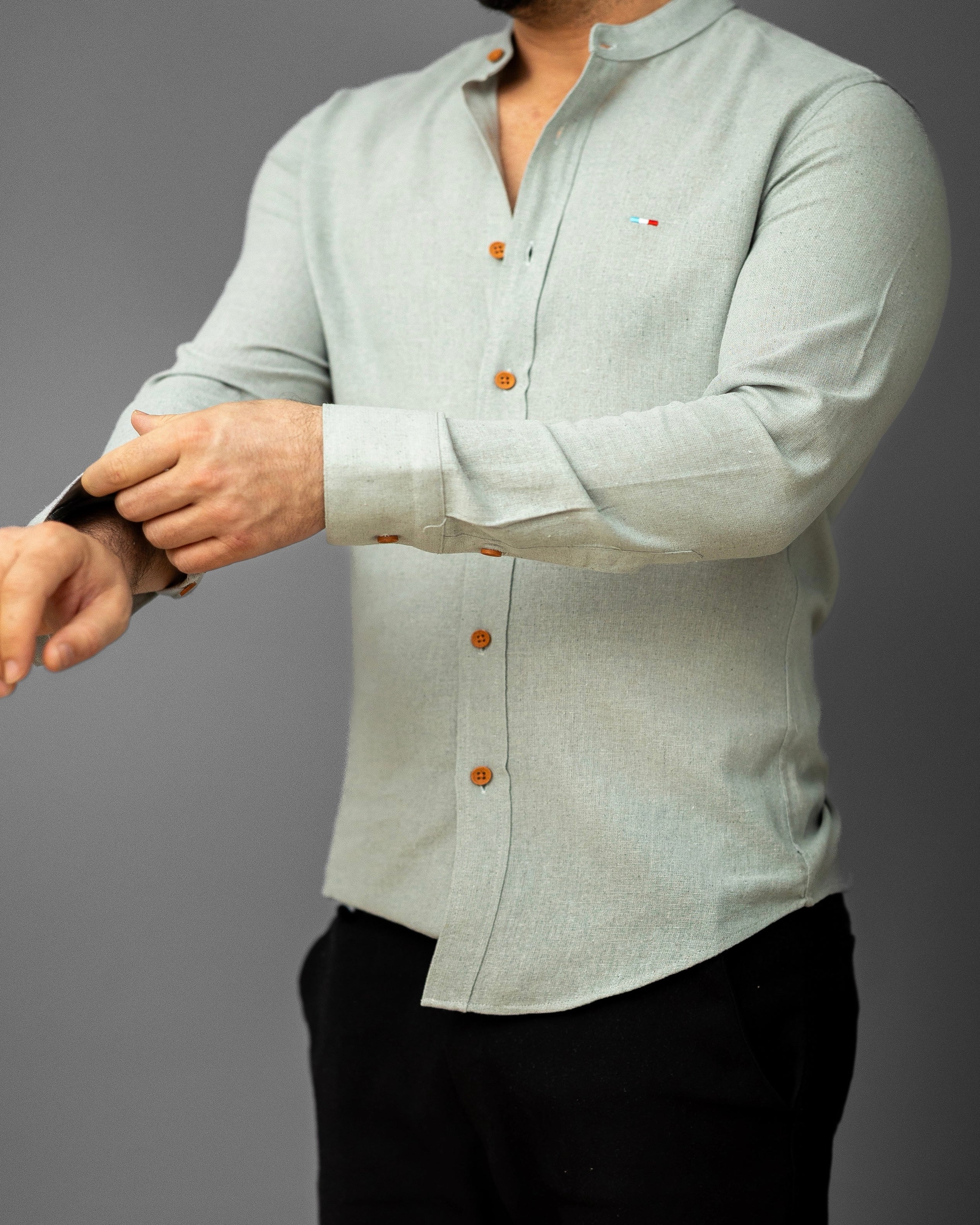 Koszule slim ELASTAN gładkie M-XXL