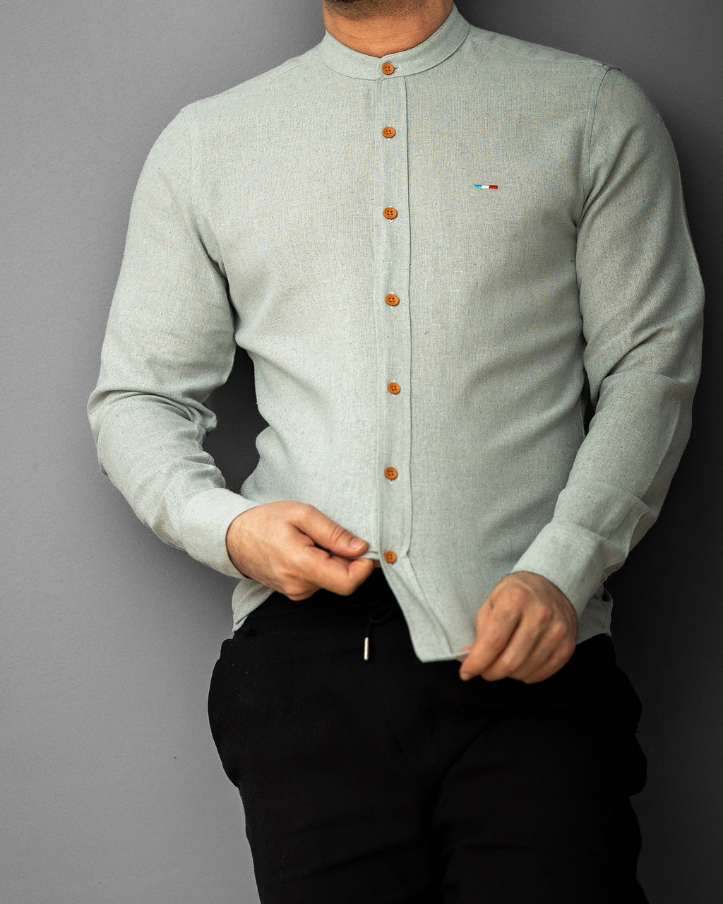 Koszule slim ELASTAN gładkie M-XXL