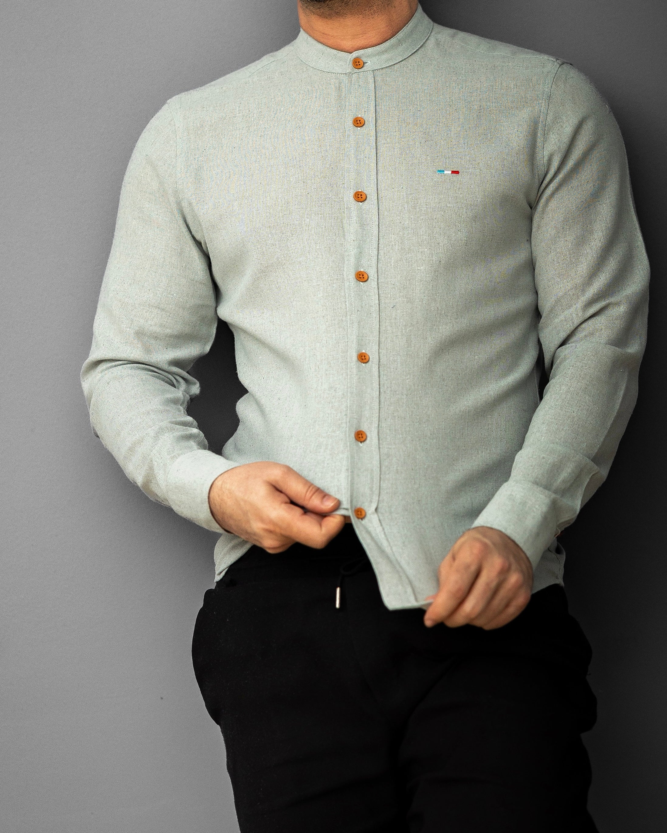 Koszule slim ELASTAN gładkie M-XXL