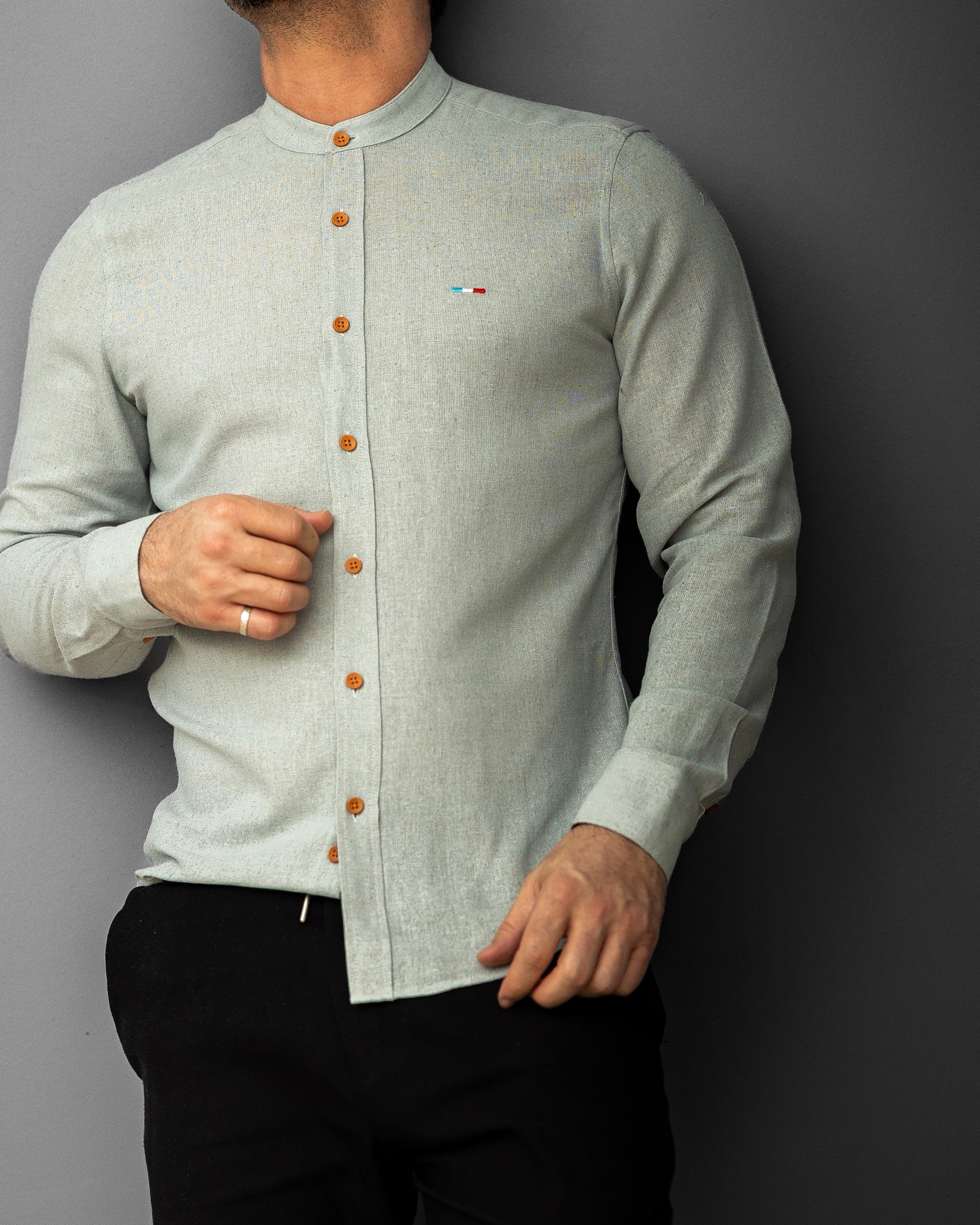 Koszule slim ELASTAN gładkie M-XXL