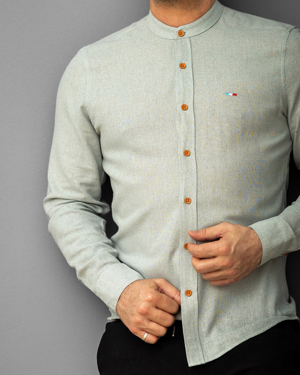 Koszule slim ELASTAN gładkie M-XXL