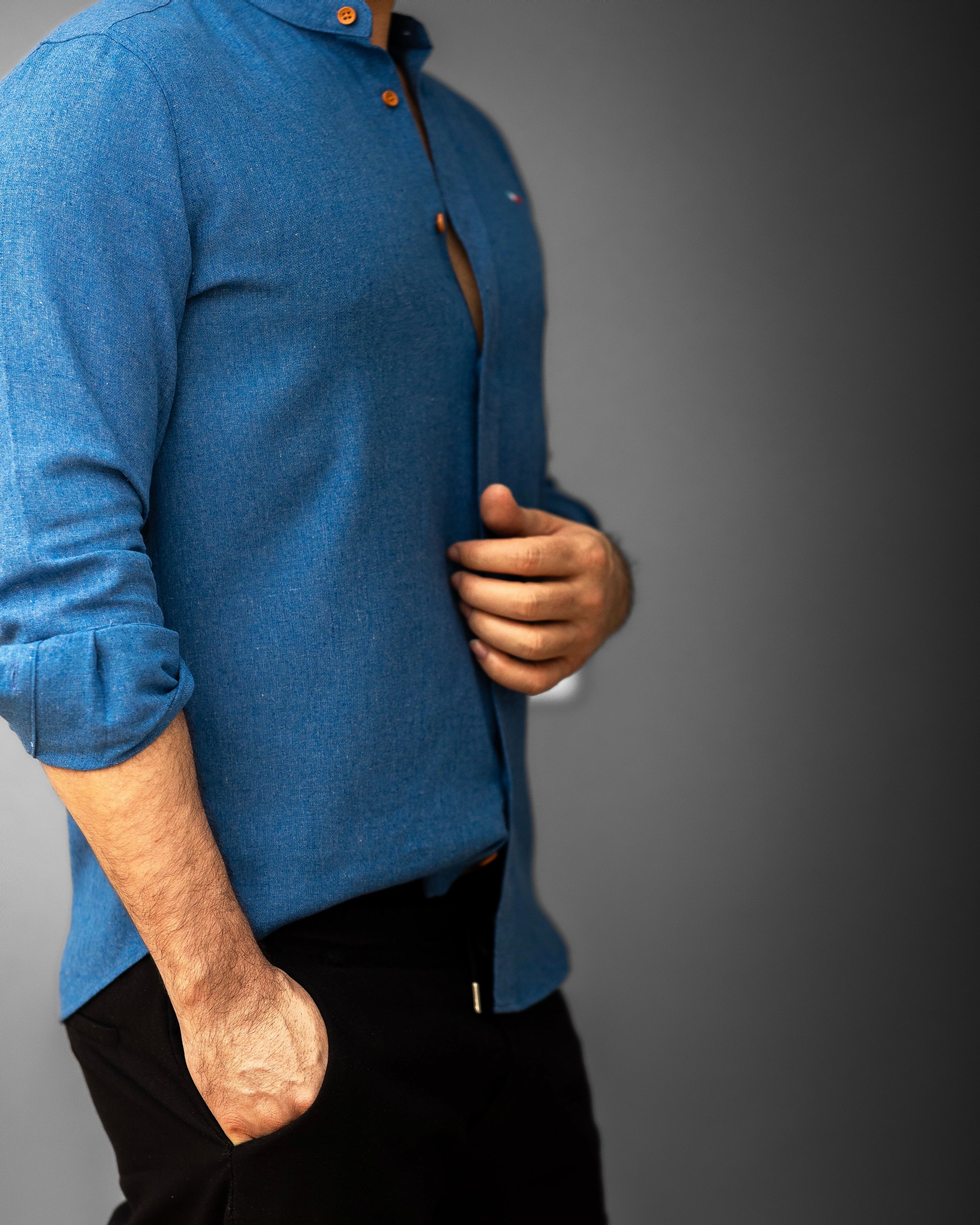 Koszule slim ELASTAN gładkie M-XXL