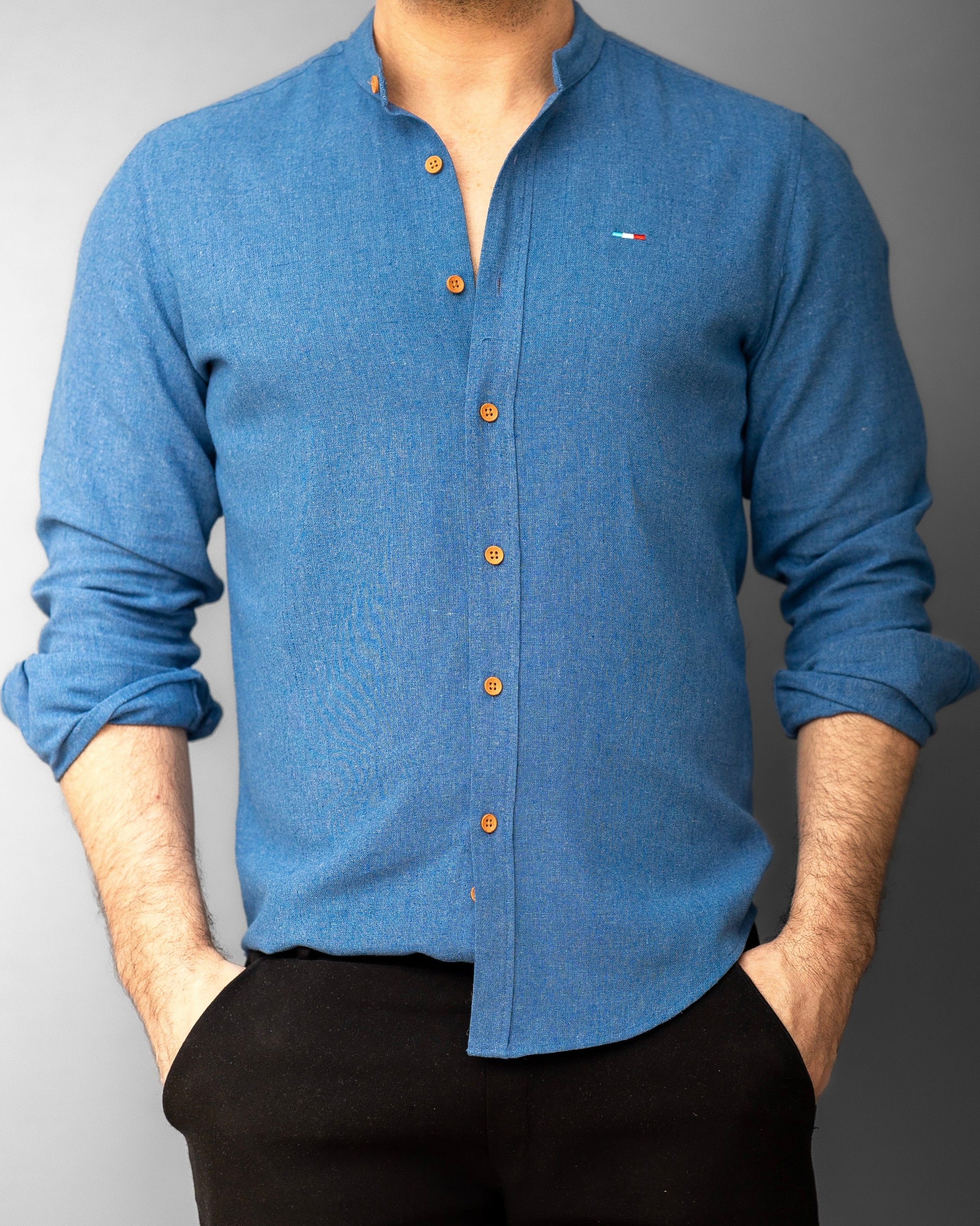 Koszule slim ELASTAN gładkie M-XXL