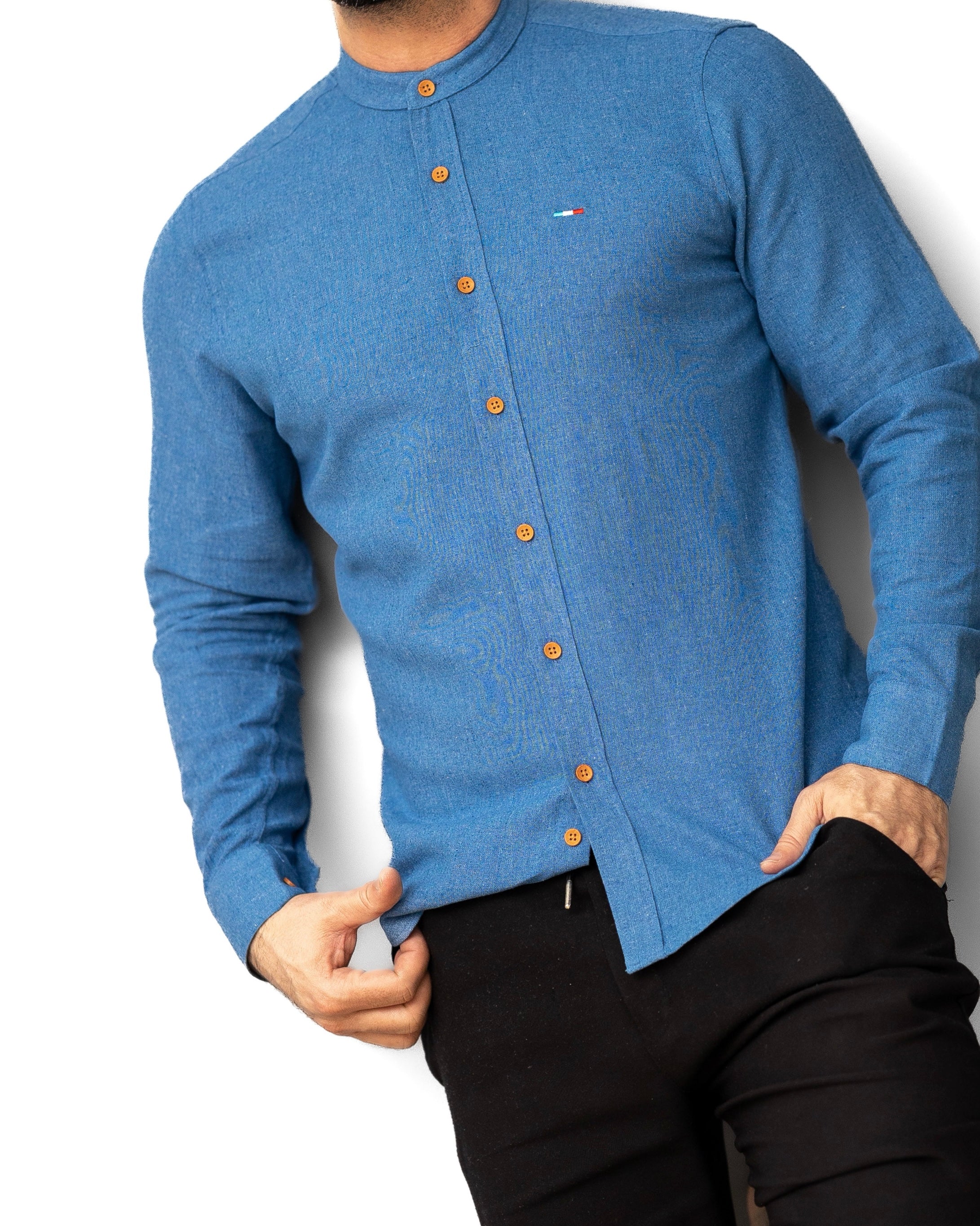 Koszule slim ELASTAN gładkie M-XXL