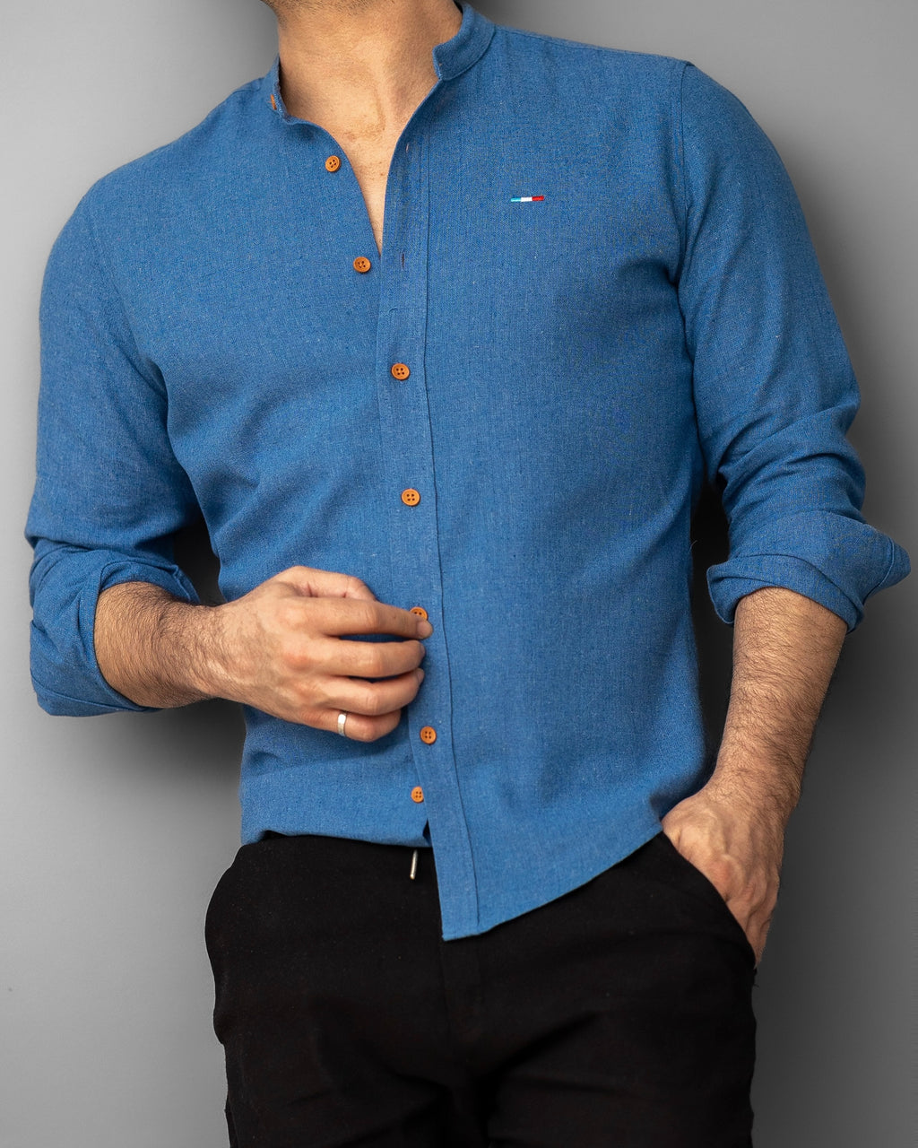 Koszule slim ELASTAN gładkie M-XXL