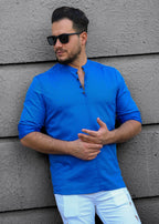 Koszule slim ELASTAN gładkie M-3XL