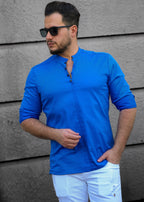 Koszule slim ELASTAN gładkie M-3XL