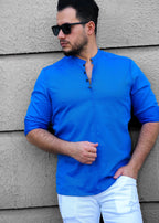 Koszule slim ELASTAN gładkie M-3XL