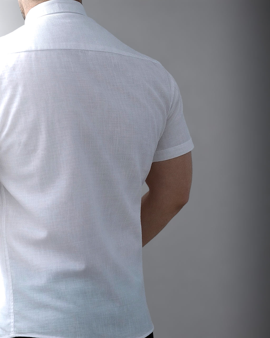 Koszula Męska Keten Flam Biała Optyczna Slim Fit Krótki Rękaw M-2XL