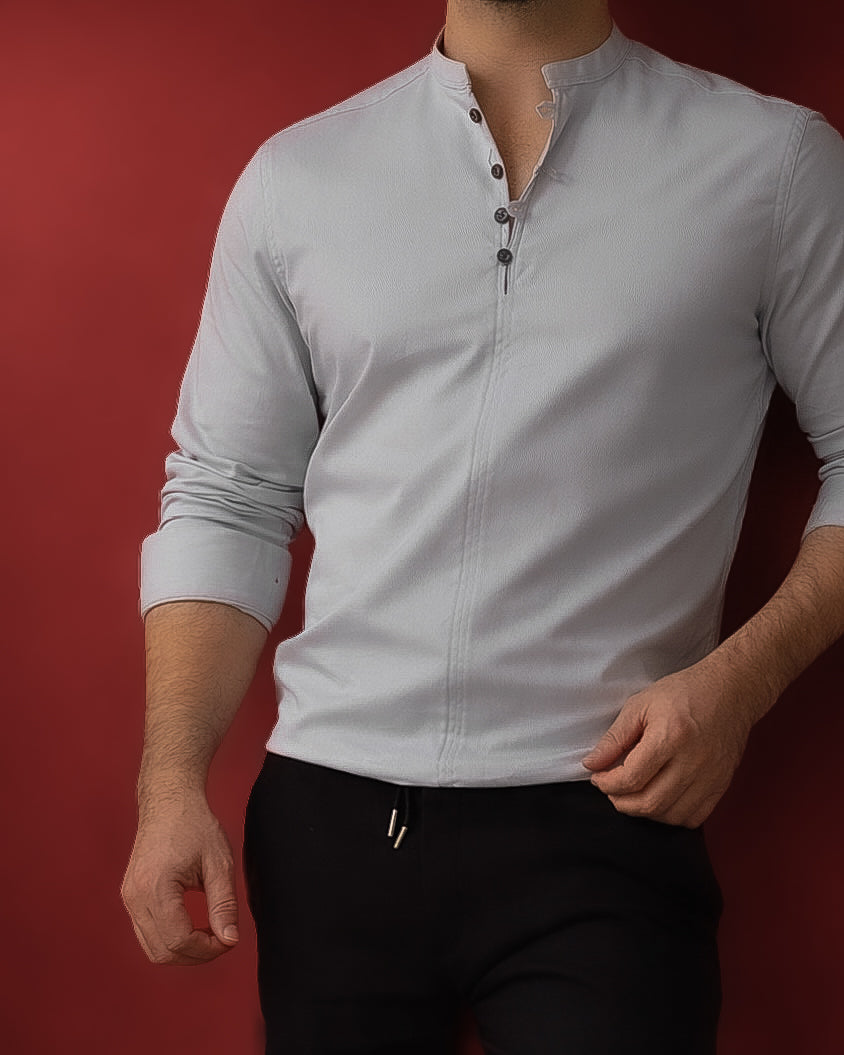Koszule slim ELASTAN gładkie M-3XL