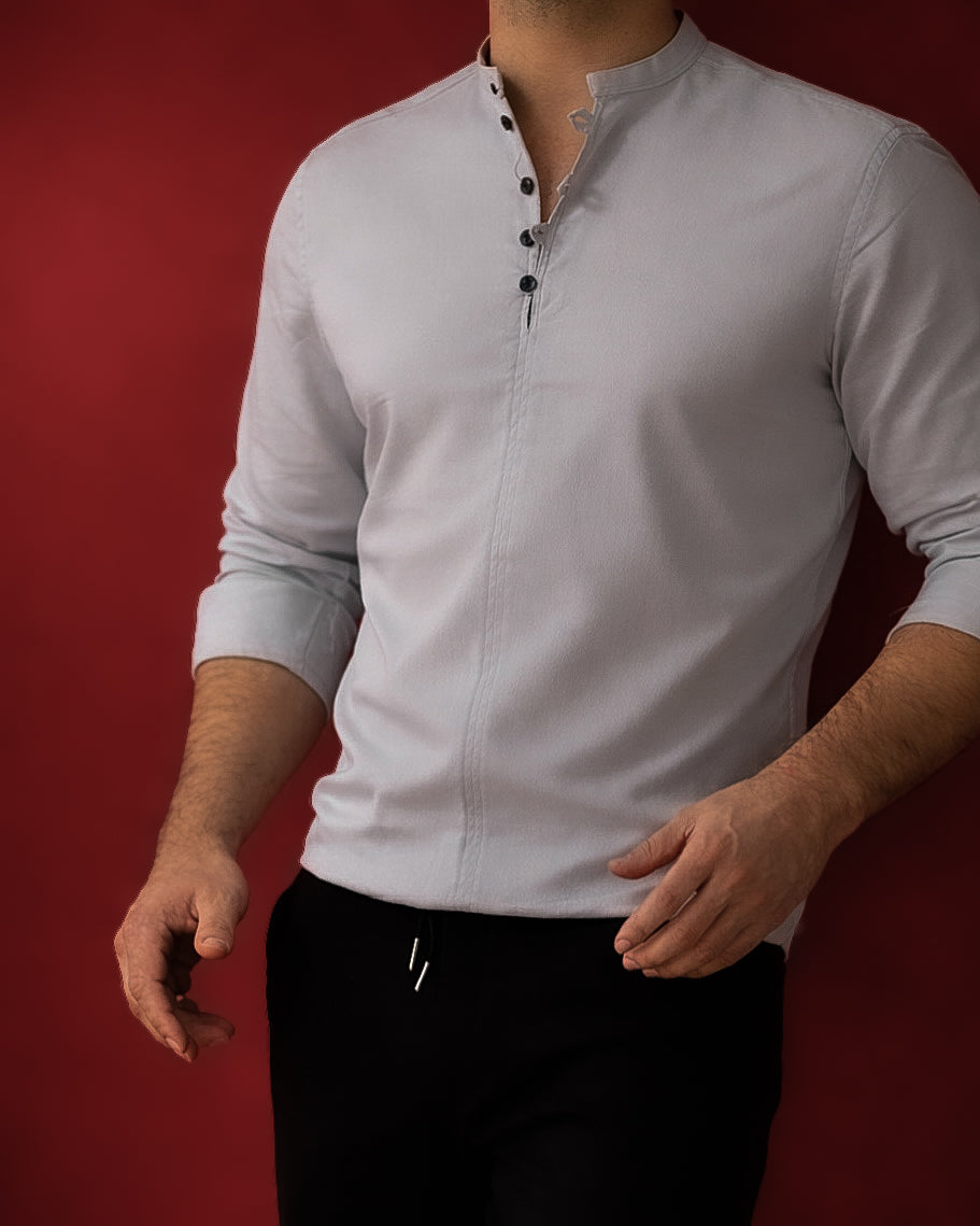 Koszule slim ELASTAN gładkie M-3XL